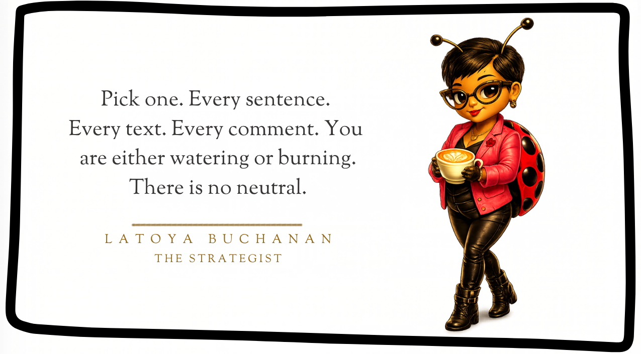 Ladybug wisdom card, chapter 5