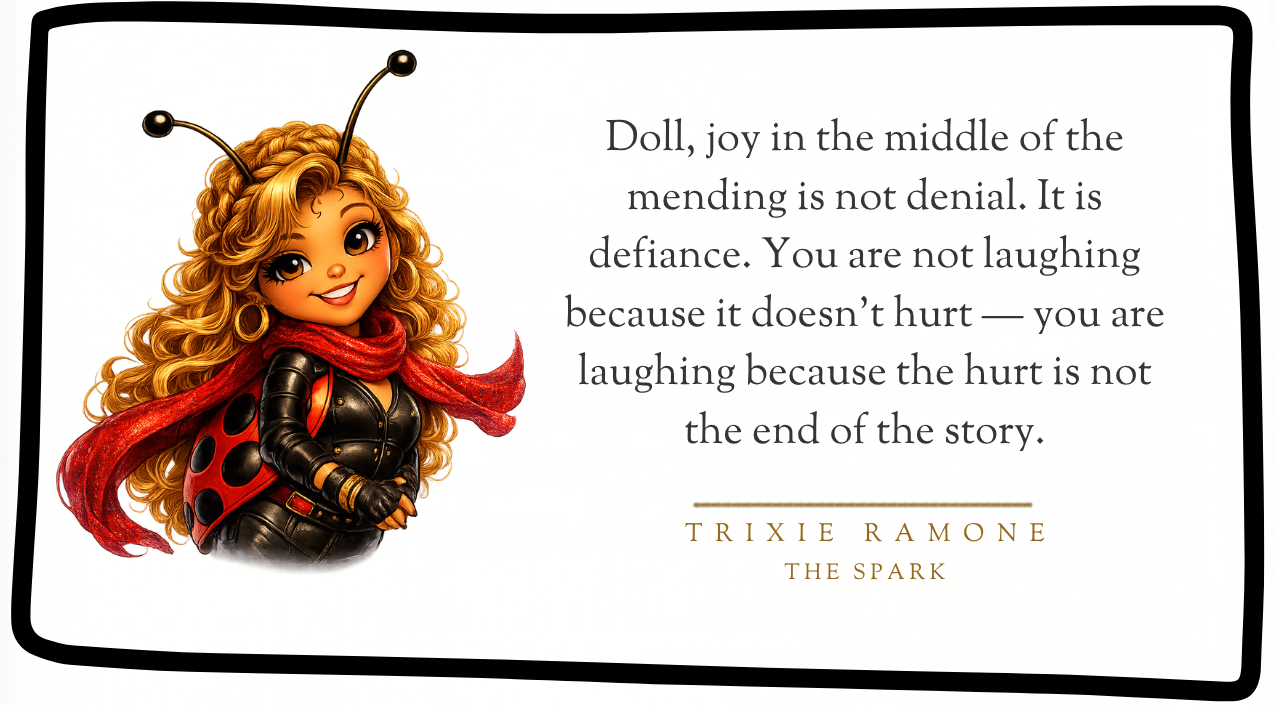 Ladybug wisdom card, chapter 8